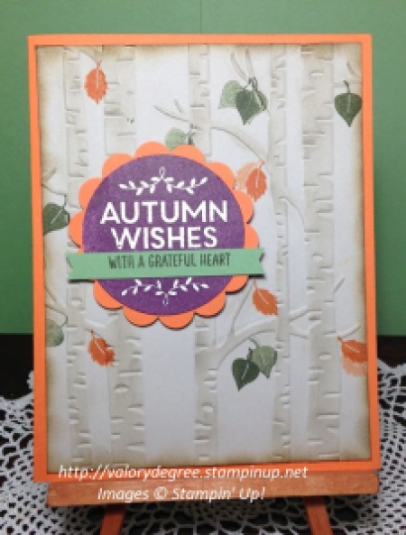 Autumn Birch Card